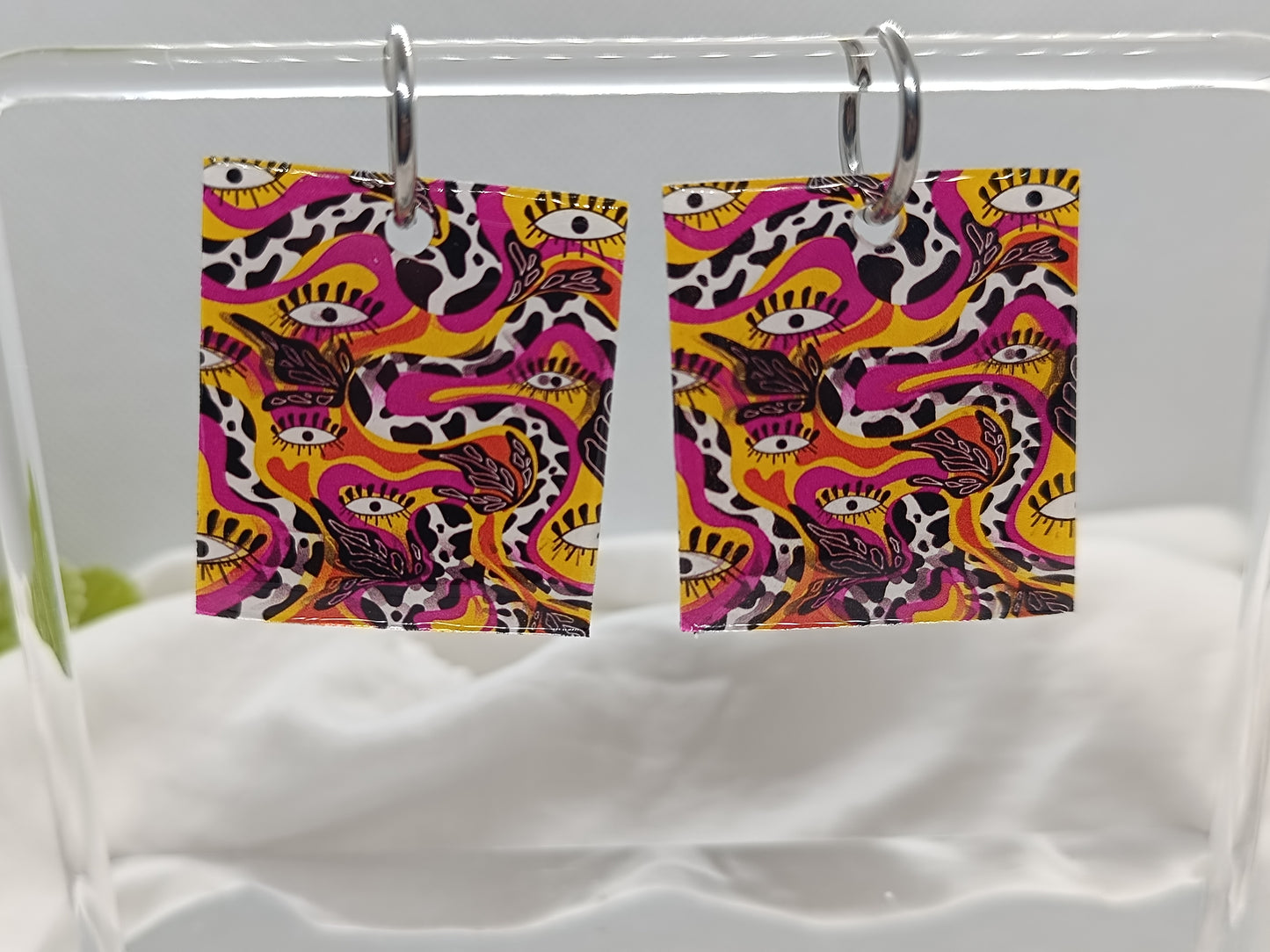 Acrílico estampado ojos