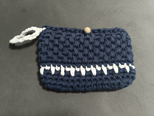 Bolso cartera azul