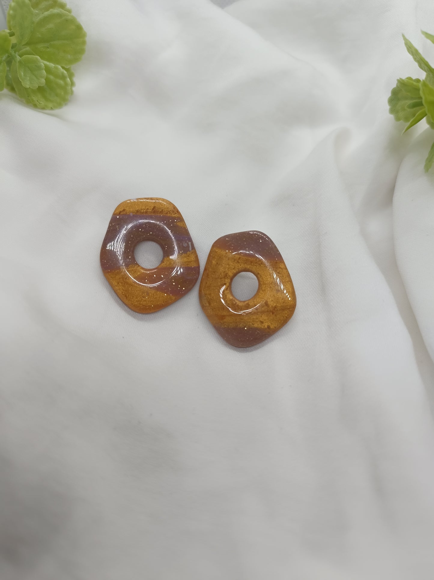 Pendientes Donuts maxi, estampados