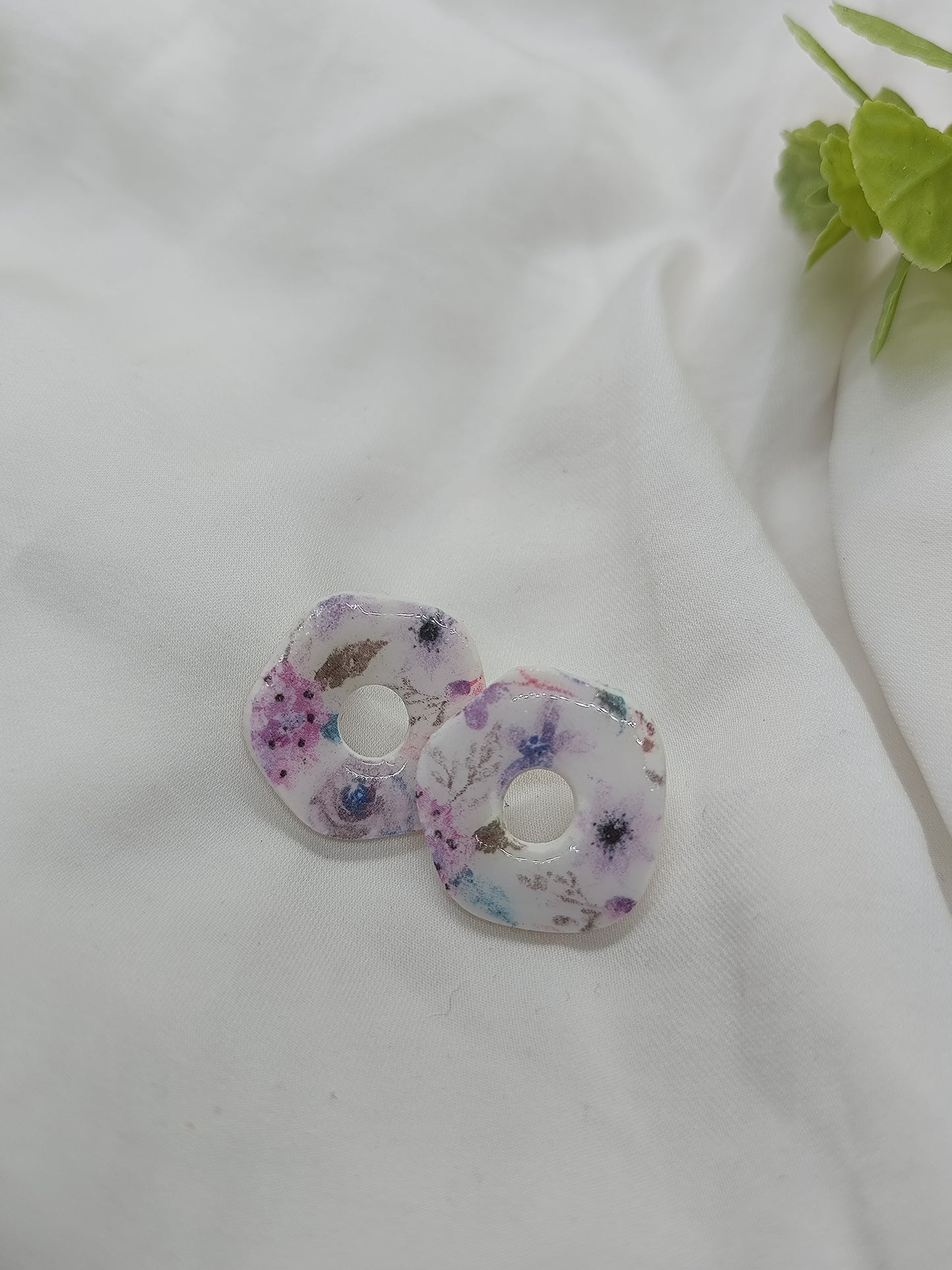 Pendientes Donuts mini, estampados