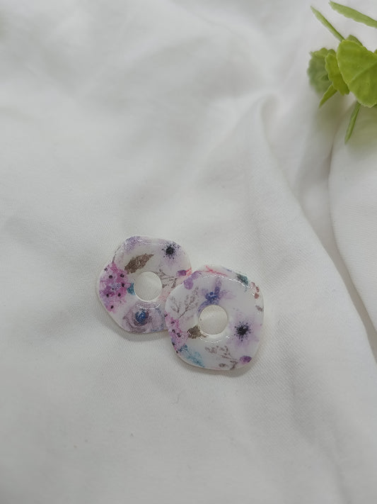 Pendientes Donuts mini, estampados