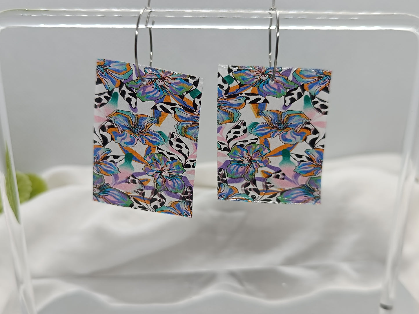 Acrílico estampado flores