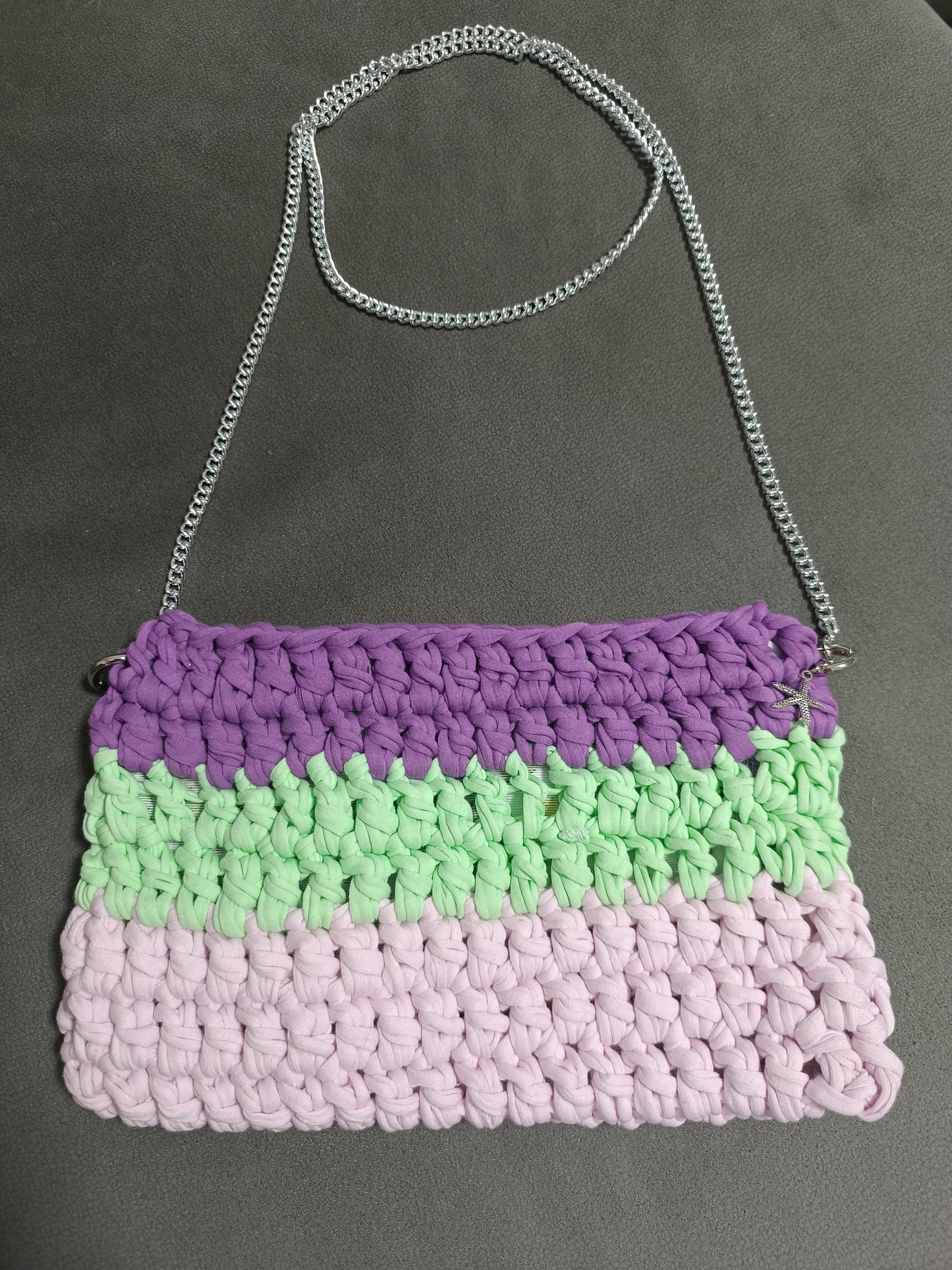 Bolso tricolor