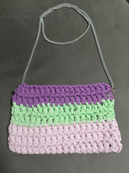Bolso tricolor
