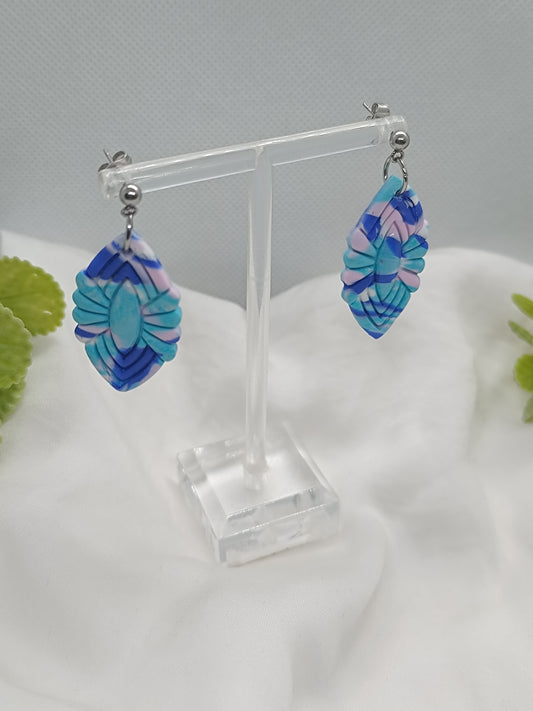 Pendientes Sofía multicolor azul