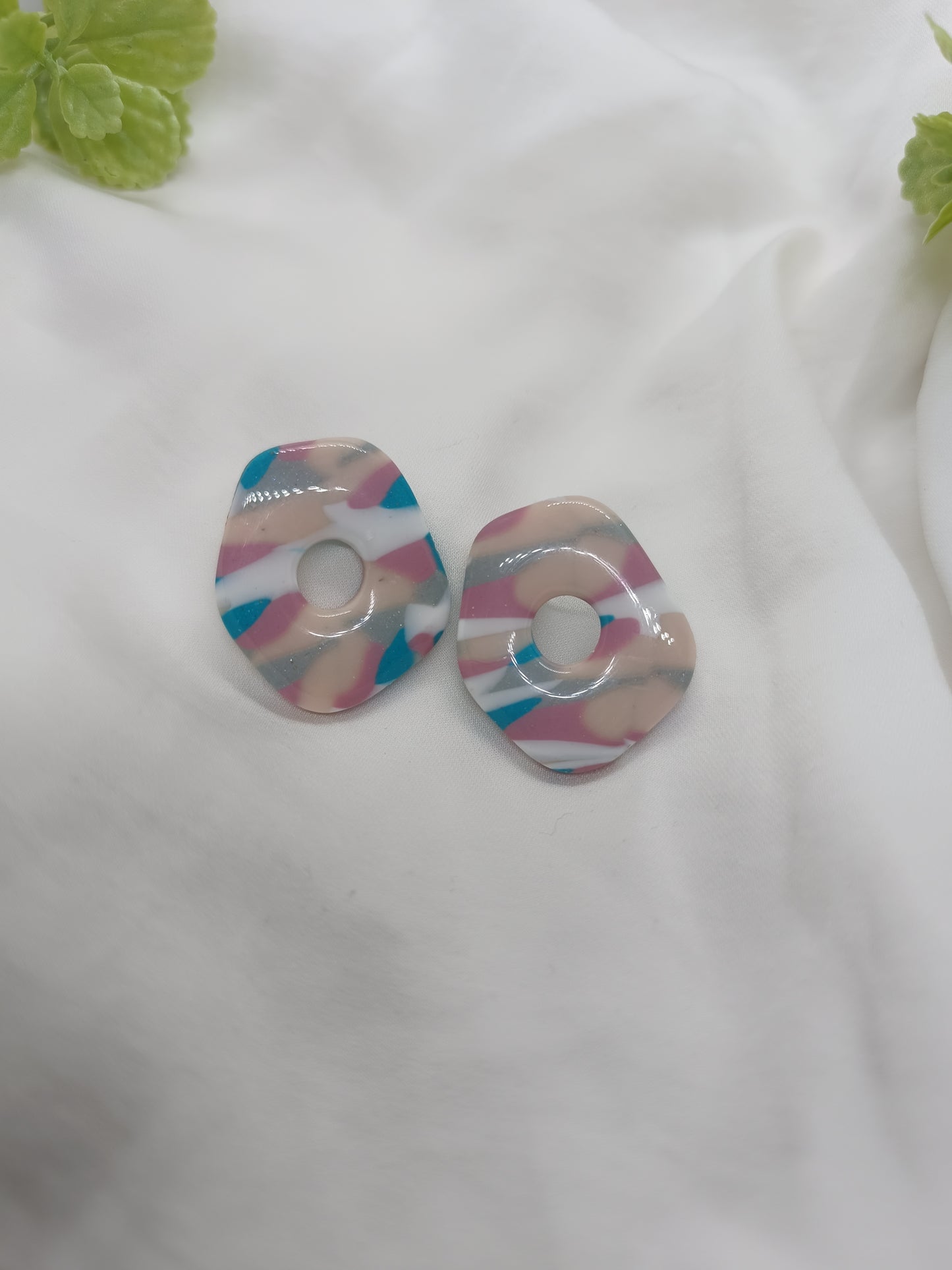 Pendientes Donuts maxi, estampados