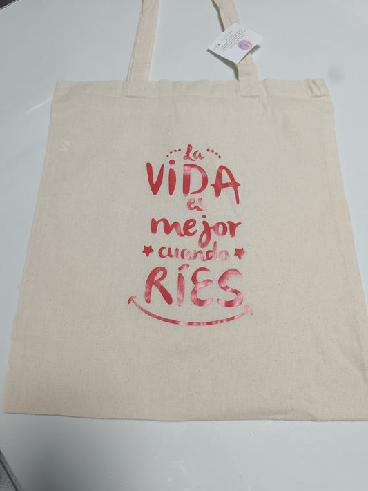Tote bag Ríe