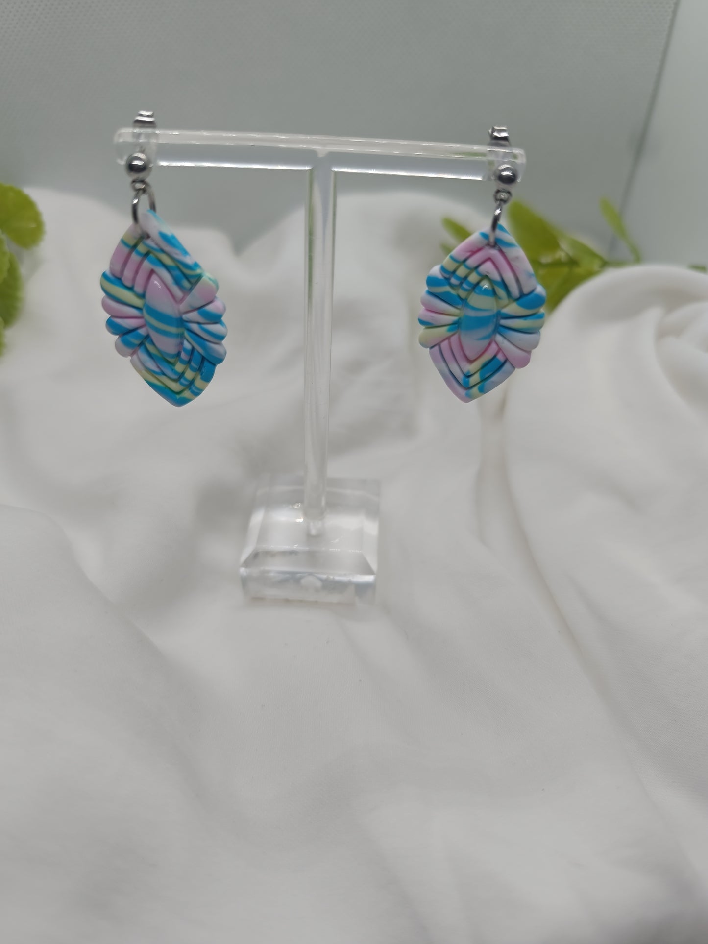 Pendientes Sofía multicolor rosa