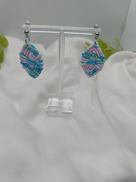Pendientes Sofía multicolor rosa